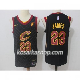 Dres Cleveland Cavaliers LeBron James 23 Nike 2017-18 Crna Swingman